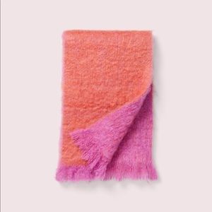 Kate Spade Fuzzy Woven Scarf